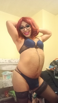 Lencería azul photo 3