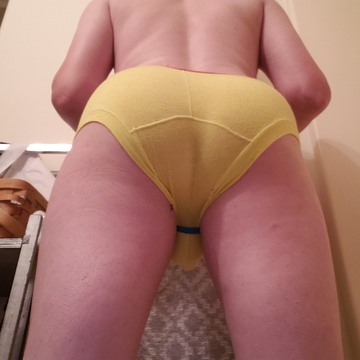 Tiny yellow undies photo 7
